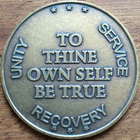 To Thine Own Self Be True Bronze