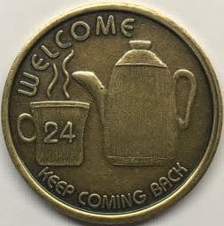 Welcome Coffee Pot Bronze
