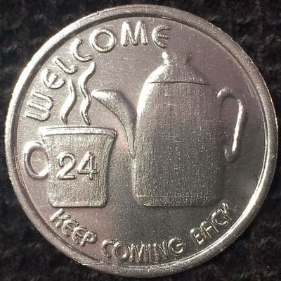 Welcome, Keep Coming Back (Aluminium Coin)