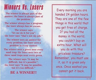 Winners Vs. Losers x 6