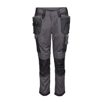 Apache Sudbury Slim Fit Holster Trouser Grey Black - 34L 31