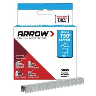 Arrow T50 Staples 10mm 3/8
