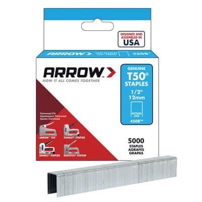 Arrow T50 Staples 12mm 1/2