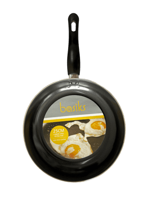 Basiks Carbon Steel Frying Pan - 25cm