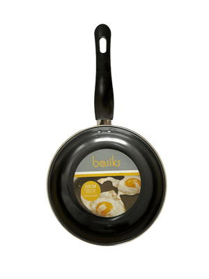 Basiks Carbon Steel Frying Pan Black - 20cm