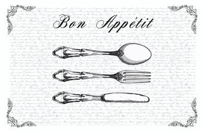 d-c-fix® Bon Appetit Transparent Placemat - Pack 12