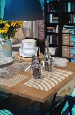d-c-fix® Rio Placemat - Ben White Transparent - Pack 12