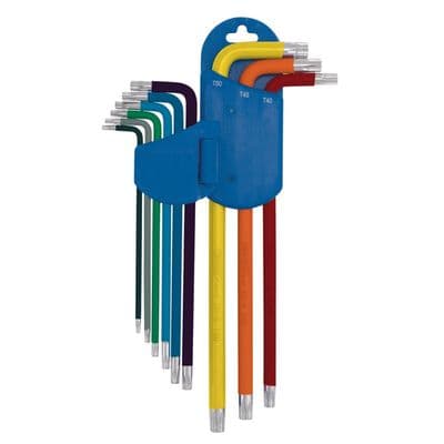 Draper Expert Tx-Star Extra Long Arm Key Set - 9 Piece