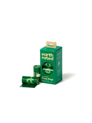 Earth Rated 120 Poop Bags - 8 Rolls Unscented