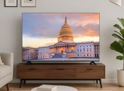 Hye 4K QLED Tizen OS WiFi Frameless Smart TV - 55