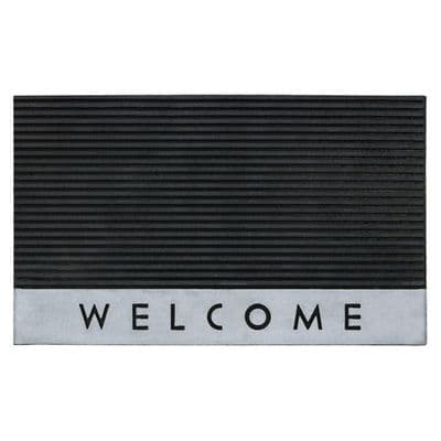 JVL Quartz Welcome Doormat - 47 x 75cm