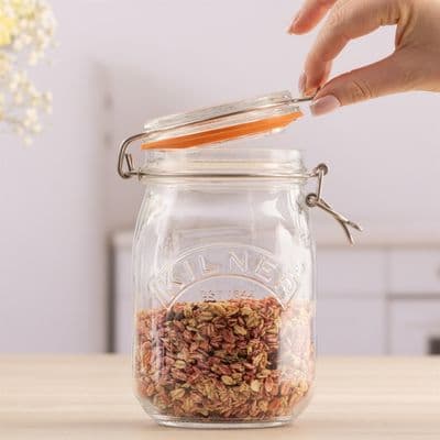 Kilner Clip Top Jar - Round - 1L