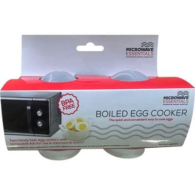Microwave Essentials Boiled Egg Cooker - 2 Pack