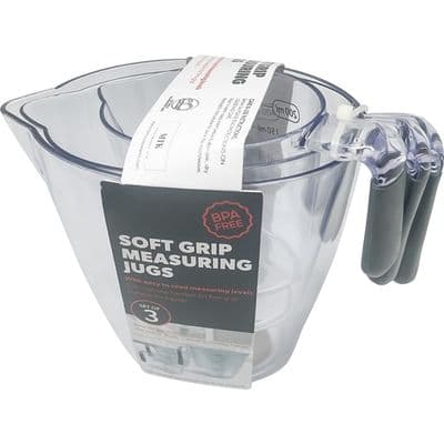 Microwave Essentials Measuring Jug Set - 3 Piece