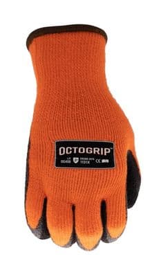 Octogrip 10g Winter Fleece Lined Glove with Foam Latex Palm - XL