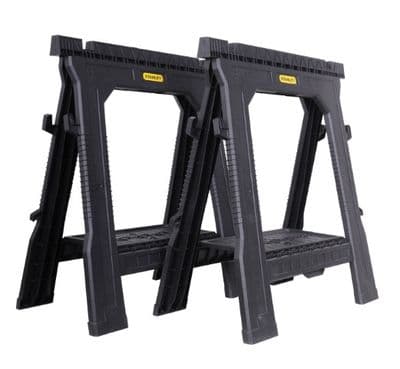 Stanley Folding Saw Horse - Twin Pack