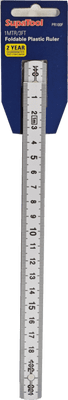 SupaTool Plastic Folding Rule - 1m