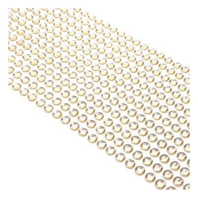 6mm Gold Self Adhesive Gems by Love To Craft