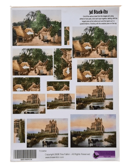 Abbey Scene 3D Stackers By Tina and Co - BOGOF