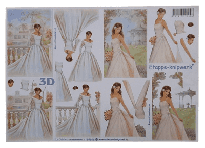 Beautiful Brides 3D Decoupage By Le Suh