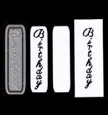 Birthday - Cut In or Cut Out Dies By Britannia Dies