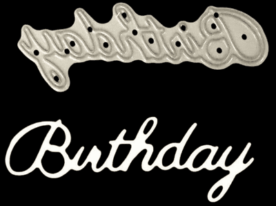 Birthday - Small Font Die By Britannia Dies
