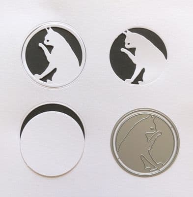 Cat - Cut In or Cut Out Dies By Britannia Dies