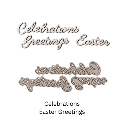 Celebrations, Easter Greetings Dies By Britannia Dies