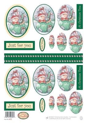 Christmas Fairy Doodles Die-Cut Stackers 411
