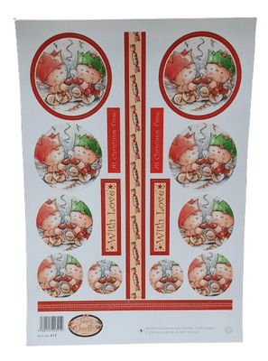 Christmas Fairy Doodles Die-Cut Stackers 413