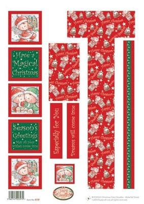 Christmas Fairy Doodles Die-Cut Waterfall 419