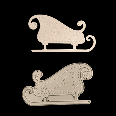 Christmas Sleigh Die By Britannia Dies