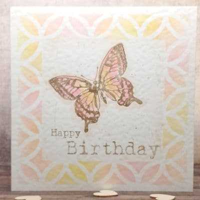 Claire Hamer Craft Along 18/06/2025 1pm - Stencilling onto Textured Card to Create Dimension