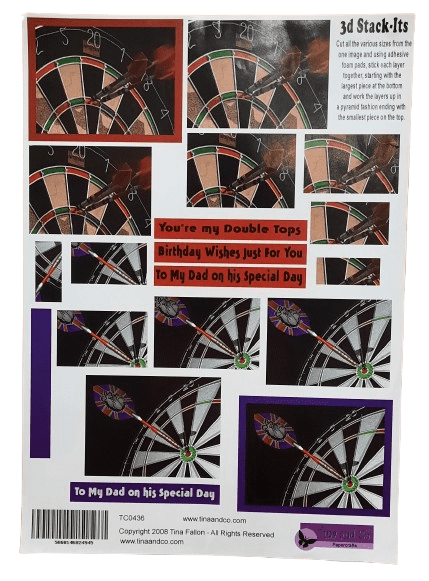 Darts 3D Stackers By Tina and Co. - BOGOF
