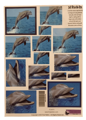 Dolphins 3D Stackers By Tina and Co.