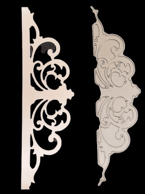 Elegant Edge Die By Britannia Dies