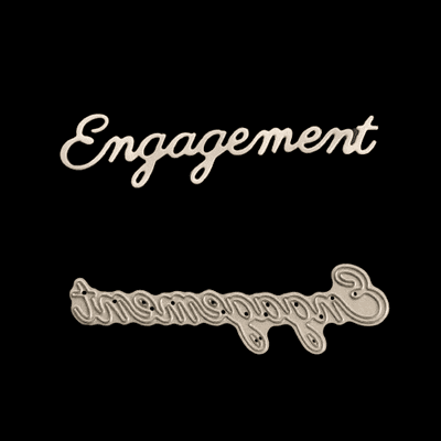 Engagement Small Font Die By Britannia Dies