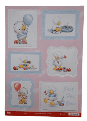 Feathers Die Cut Toppers