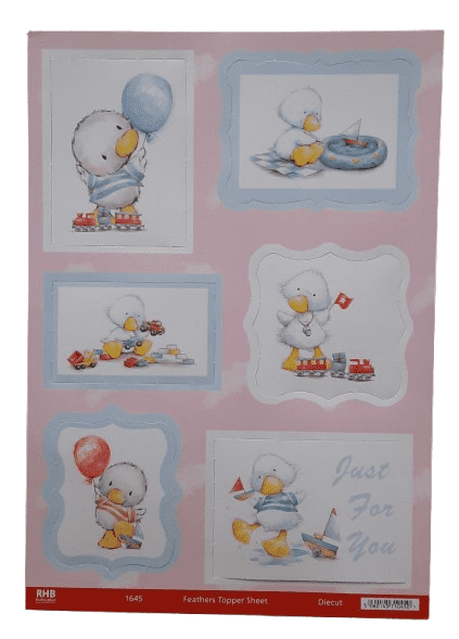 Feathers Die Cut Toppers