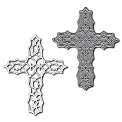 Filigree Cross Die By Britannia Dies