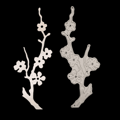 Flower Branch Die By Britannia Dies