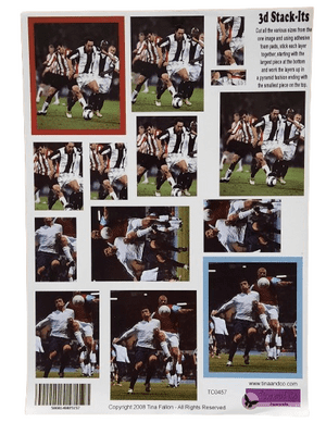 Football 3D Stackers By Tina and Co - BOGOF