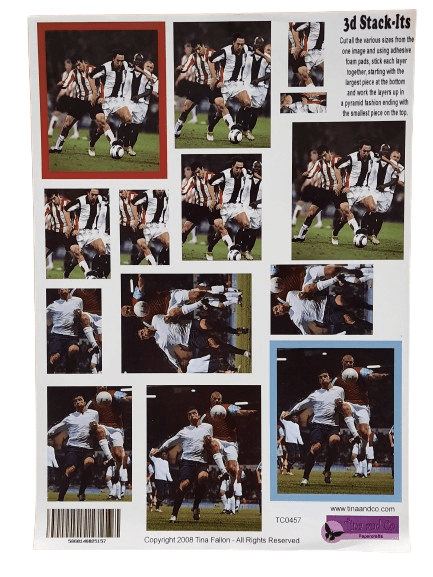 Football 3D Stackers By Tina and Co - BOGOF