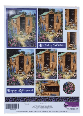 Gardening Scene 3D Stackers By Tina and Co