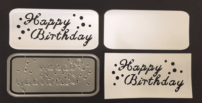 Happy Birthday - Cut In or Cut Out Dies By Britannia Dies