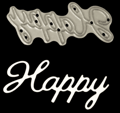 Happy - Small Font Die By Britannia Dies