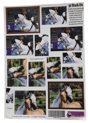 Horses 3D Stackers By Tina and Co - BOGOF