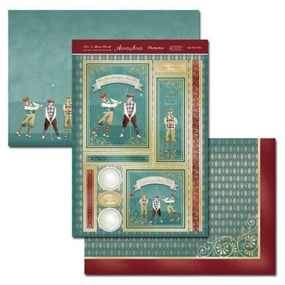 Just Fore You - It's A Man's World Luxury Topper Set By Hunkydory