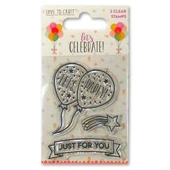 Love To Craft Let's Celebrate Stamp Set