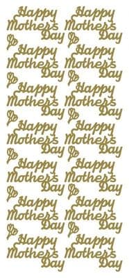 Mother's Day Gold Peel-Off Stickers By JEJE Produkts